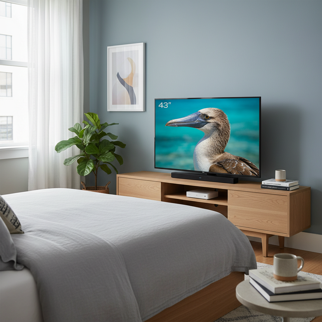 The Best 43-Inch 4K TVs for Small Bedrooms: Your Ultimate Buying Guide
