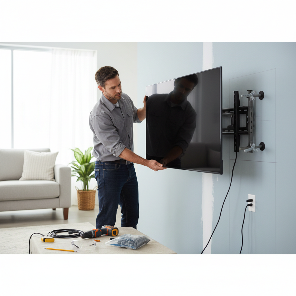 How to Safely Mount a TV on Drywall Without Studs
